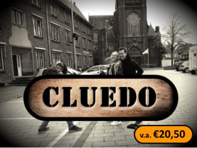 Cluedo Logo 2019 met vanaf prijs
